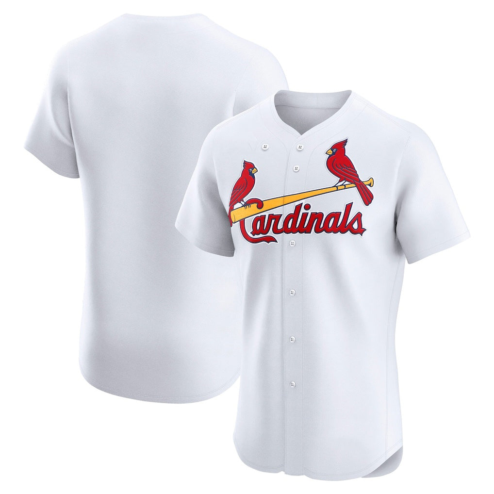 St. Louis Cardinals White Fotopoulosg Home Elite Jersey