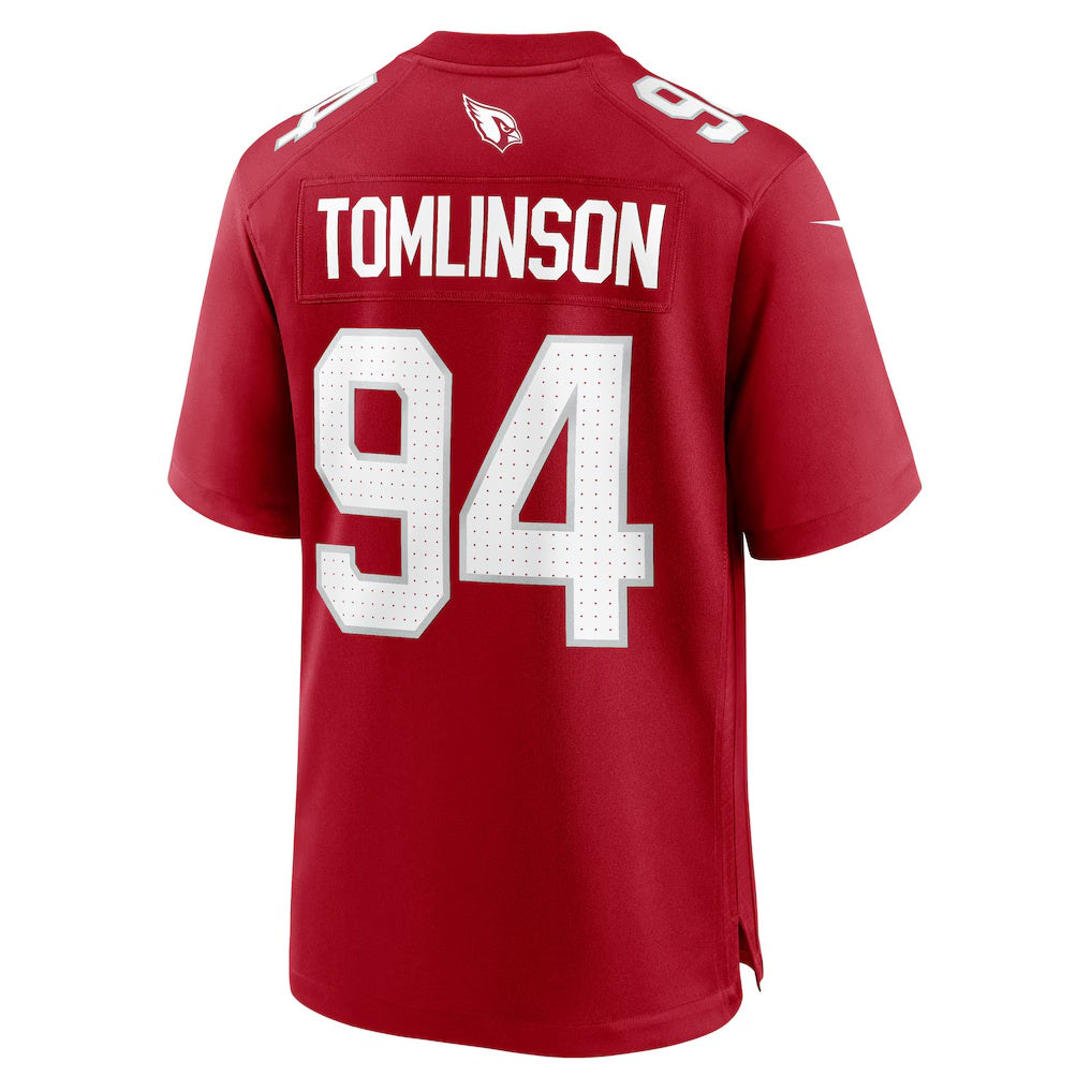 A.Cardinals #94 Dalvin Tomlinson Cardinal Fotopoulosg Team Game Jersey