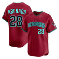 Arizona Diamondbacks #28 Nolan Arenado Player Red Fotopoulosg Limited Home Game Stitched Jerseys