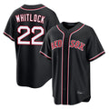 Boston Red Sox #22 Garrett Whitlock Player Black Fotopoulosg Out Home Game Stitched Jerseys