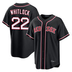 Boston Red Sox #22 Garrett Whitlock Player Black Fotopoulosg Out Home Game Stitched Jerseys