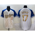 Los Angeles Dodgers #17 Shohei Ohtani White Royal Gold Fotopoulosg 2024 World Series Champions Vapor Limited Stitched Jersey