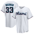 Miami Marlins #33 Eric Wagaman White Fotopoulosg Home Replica Jersey