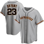 San Francisco Giants #23 Kris Bryant Gray Fotopoulosg Cool Base Jersey