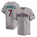 Arizona Diamondbacks #7 Corbin Carroll Player Gray Fotopoulosg Road Limited Home Game Stitched Jerseys