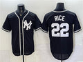 New York Yankees #22 Ben Rice 2026 Fashion Replica Black Fotopoulosg Out Stitched Jersey