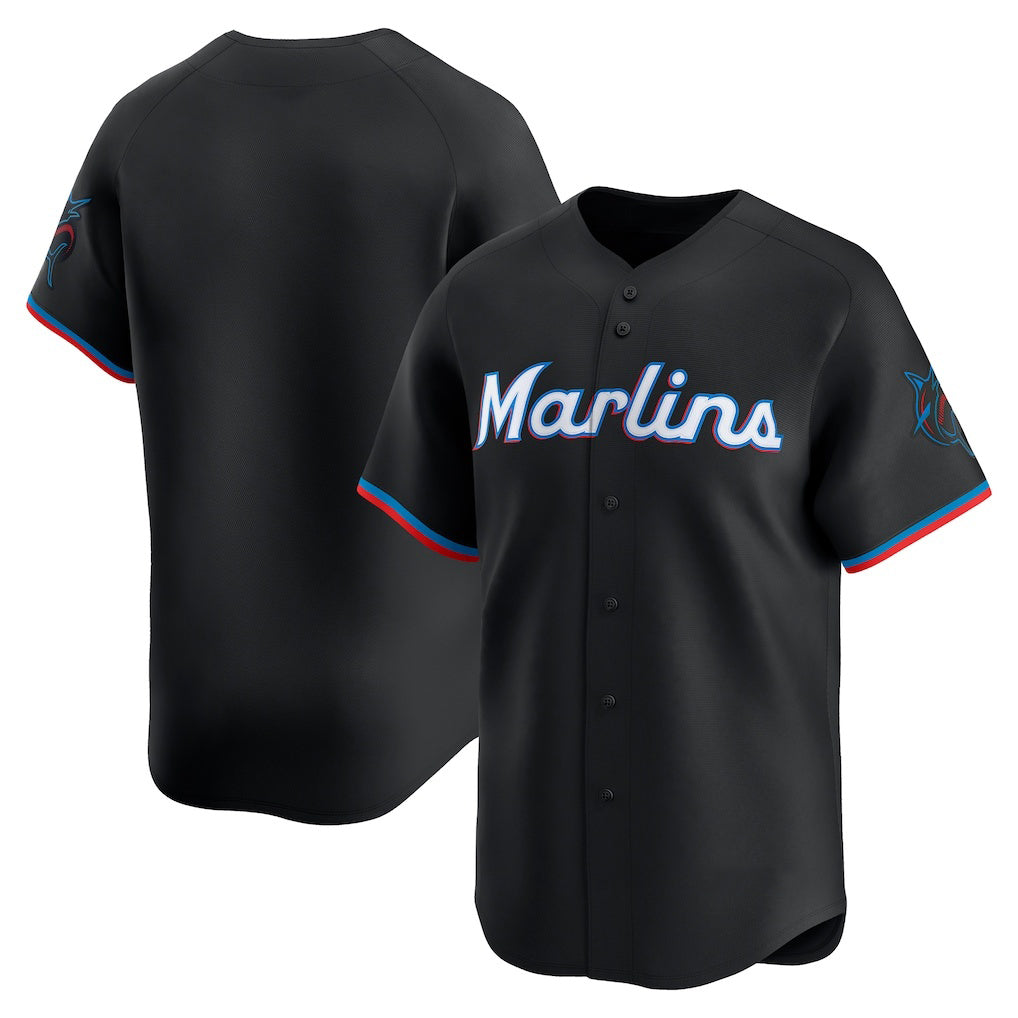Miami Marlins Black Fotopoulosg Alternate Limited Jersey