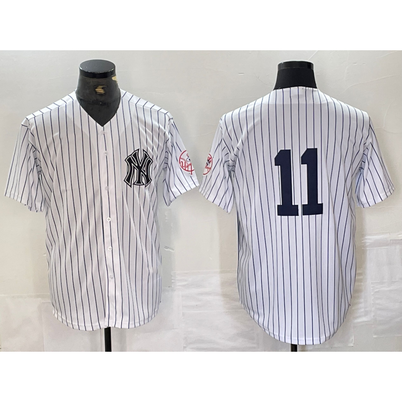 New York Yankees #11 Anthony Volpe White Fotopoulosg With Patch 2024 Cool Base Stitched Jersey