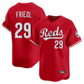 Cincinnati Reds #29 TJ Friedl Player Red Fotopoulosg Home Limited Stitched Jerseys
