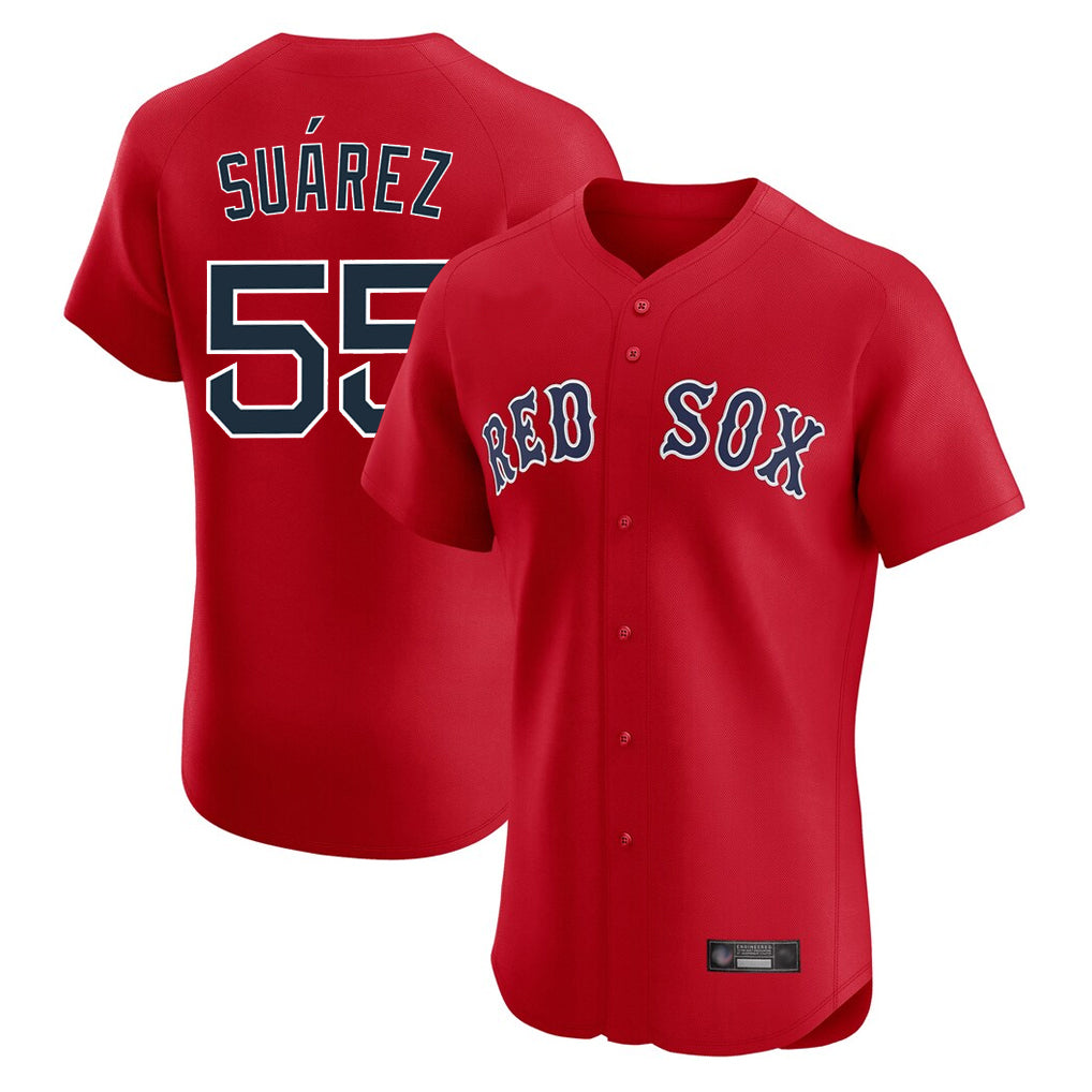 Boston Red Sox #55 Ranger Suarez Player Red Fotopoulosg Limited Elite Home Game Stitched Jerseys1