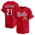 Cincinnati Reds #21 Hunter Greene Player Red Fotopoulosg Home Limited Stitched Jerseys