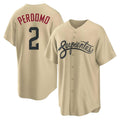 Arizona Diamondbacks #2 Geraldo Perdomo Player Tan Fotopoulosg City Connect Home Game Stitched Jerseys