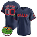 Custom Boston Red Sox Wally Vapor Premier Limited Jersey ¨C Navy Fotopoulosg