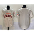 Houston Astros Blank Cream Fotopoulosg Throwback Cooperstown Collection Limited Stitched Jersey