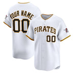 Custom Pittsburgh Pirates White Fotopoulosg Home Limited Jersey