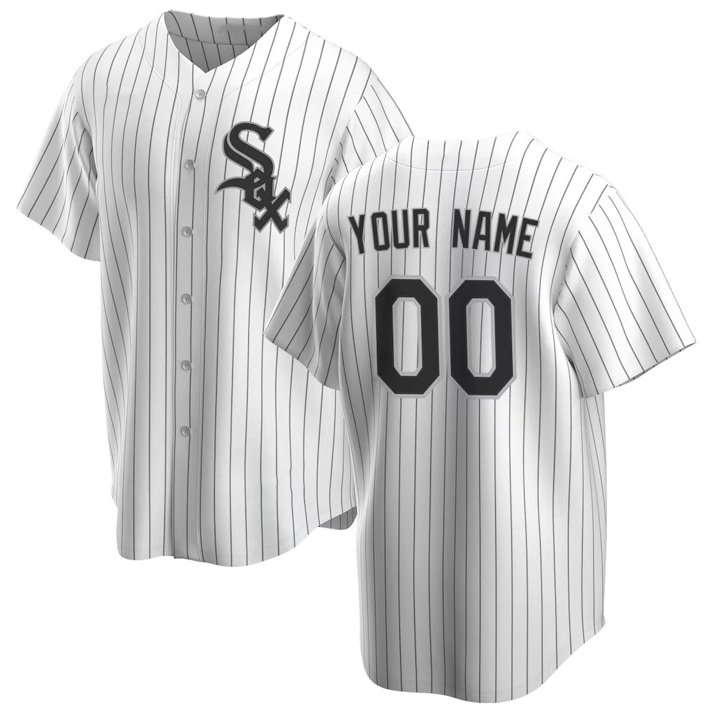 Custom Chicago White Sox White Fotopoulosg Home Replica Jersey