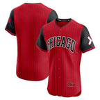 Chicago White Sox Red-Black Fotopoulosg 2025 City Connect Elite Jersey