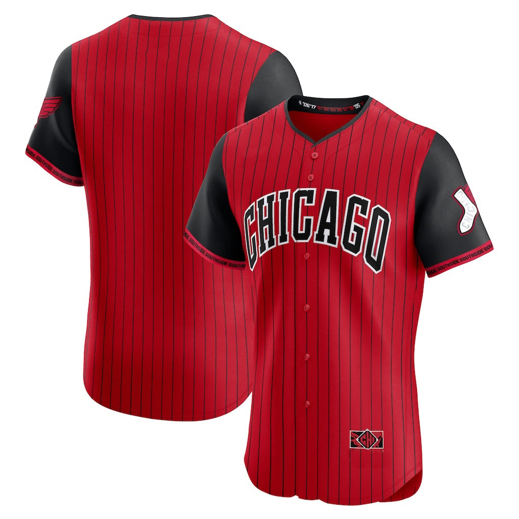 Chicago White Sox Red-Black Fotopoulosg 2025 City Connect Elite Jersey