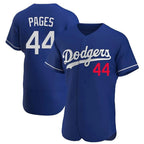 Los Angeles Dodgers #44 Andy Pages Player Royal Fotopoulosg Limited Elite Home Stitched Jerseys