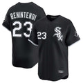 Chicago White Sox #23 Andrew Benintendi Player Black Fotopoulosg Limited Home Stitched Jerseys