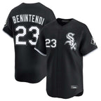 Chicago White Sox #23 Andrew Benintendi Player Black Fotopoulosg Limited Home Stitched Jerseys
