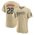 Arizona Diamondbacks #28 Nolan Arenado Player Tan Fotopoulosg City Connect Limited Elite Home Game Stitched Jerseys