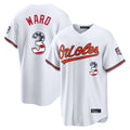 Baltimore Orioles #3 Taylor Ward Player White Fotopoulosg USA 250 Fourth of July Home Game Stitched Jerseys