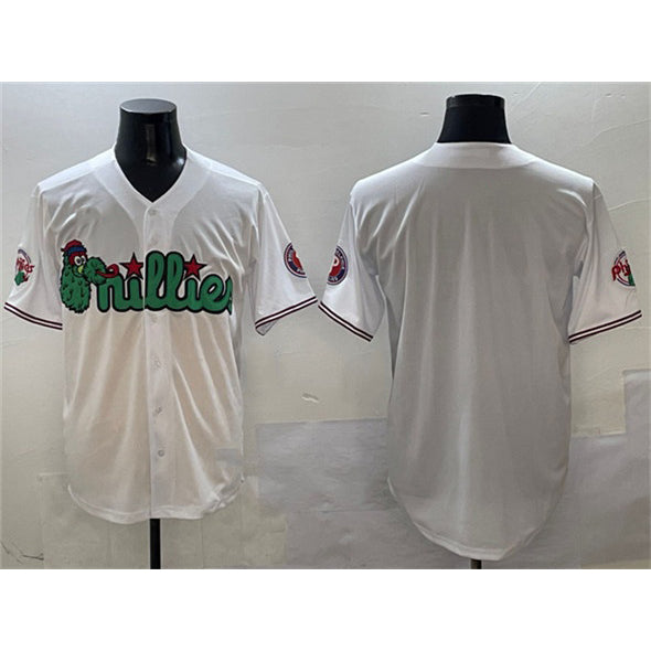 Philadelphia Phillies Blank White Fotopoulosg Phanatic Limited Stitched Jersey 2