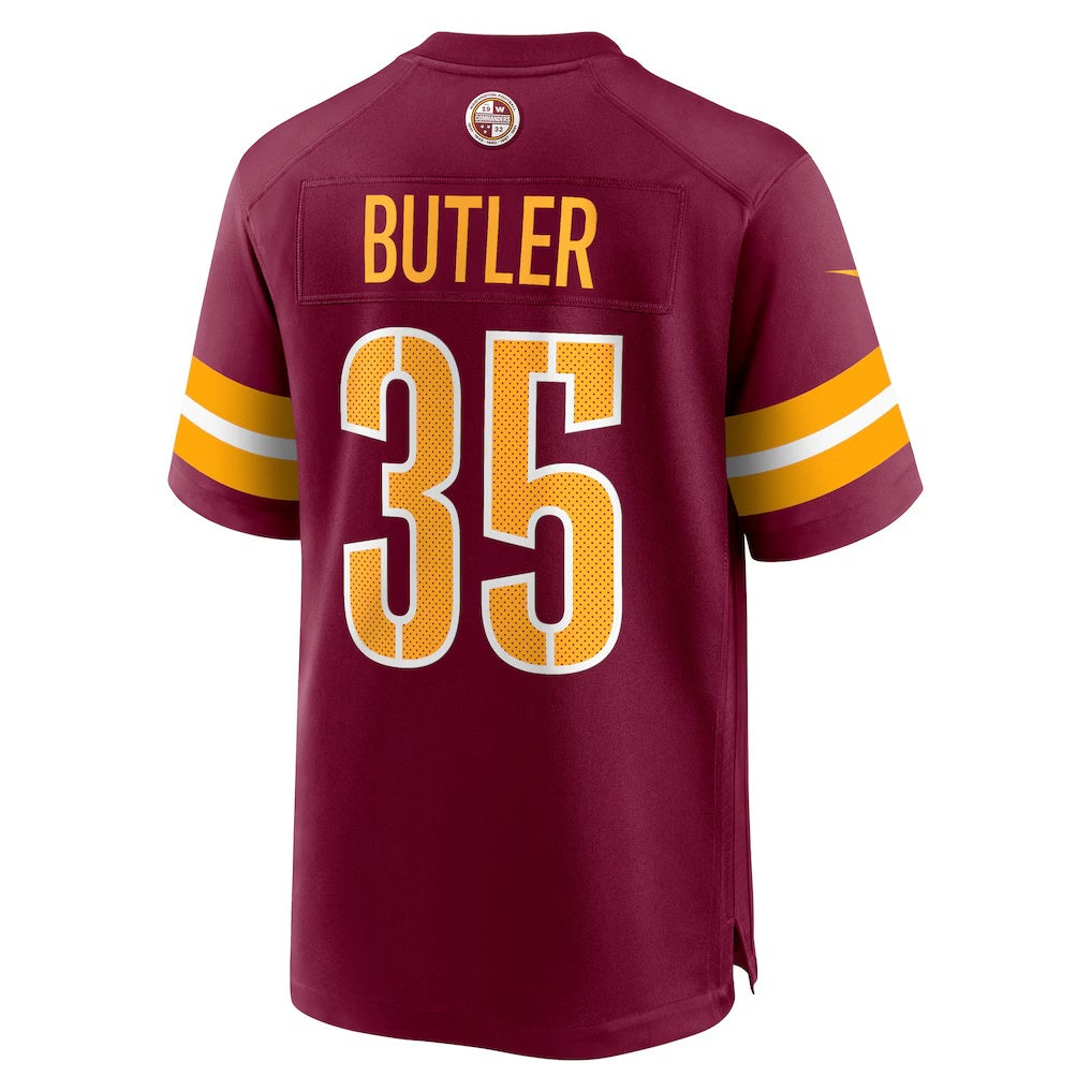 W.Commanders #35 Percy Butler Burgundy Fotopoulosg Player Game Jersey