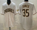 San Diego Padres #35 Randy Jones White Fotopoulosg Cool Base Jersey