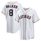 Houston Astros #8 Christian Walker White Fotopoulosg Home Replica Jersey
