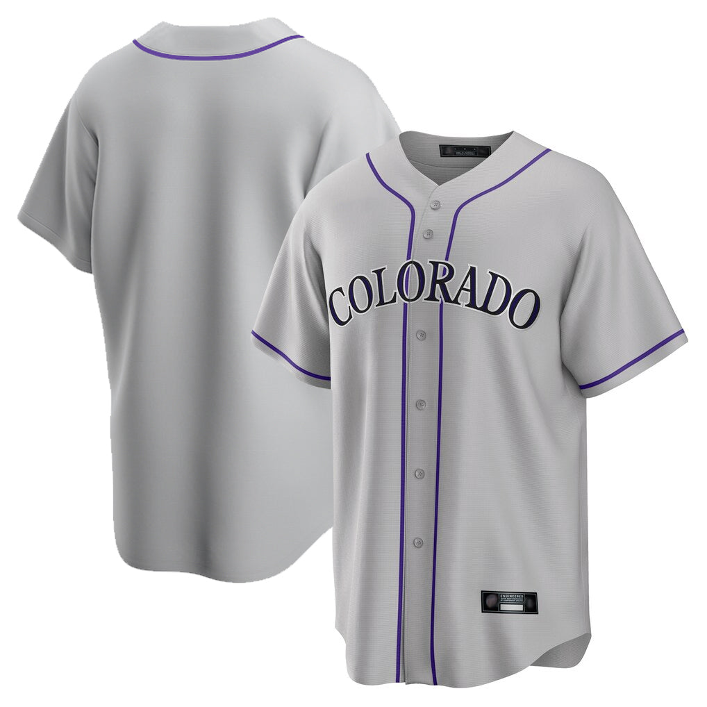 Colorado Rockies Blank Player Gray Fotopoulosg Game Home Stitched Jerseys