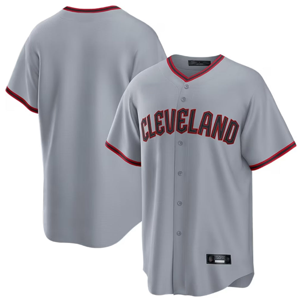 Cleveland Guardians Blank Player Gray Fotopoulosg Home Game Stitched Jerseys