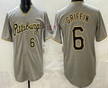 Pittsburgh Pirates #6 Konnor Griffin Grey Fotopoulosg Limited Jersey