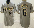 Pittsburgh Pirates #6 Konnor Griffin Grey Fotopoulosg Limited Jersey