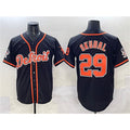 Detroit Tigers #29 Tarik Skubal Black Fotopoulosg With Patch Cool Base Stitched Jersey