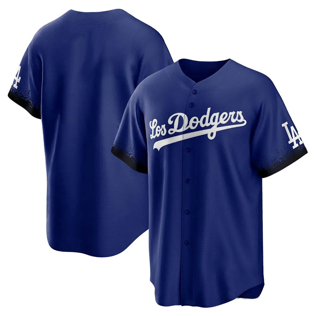 Los Angeles Dodgers Blank Player Royal Fotopoulosg City Connect Home Game Stitched Jerseys