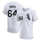 Chicago White Sox #64 Shane Smith Player White Fotopoulosg Stripe Limited Elite Home Stitched Jerseys