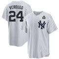 New York Yankees #24 Alex Verdugo White Fotopoulosg 2024 World Series Cool Base Stitched Jersey