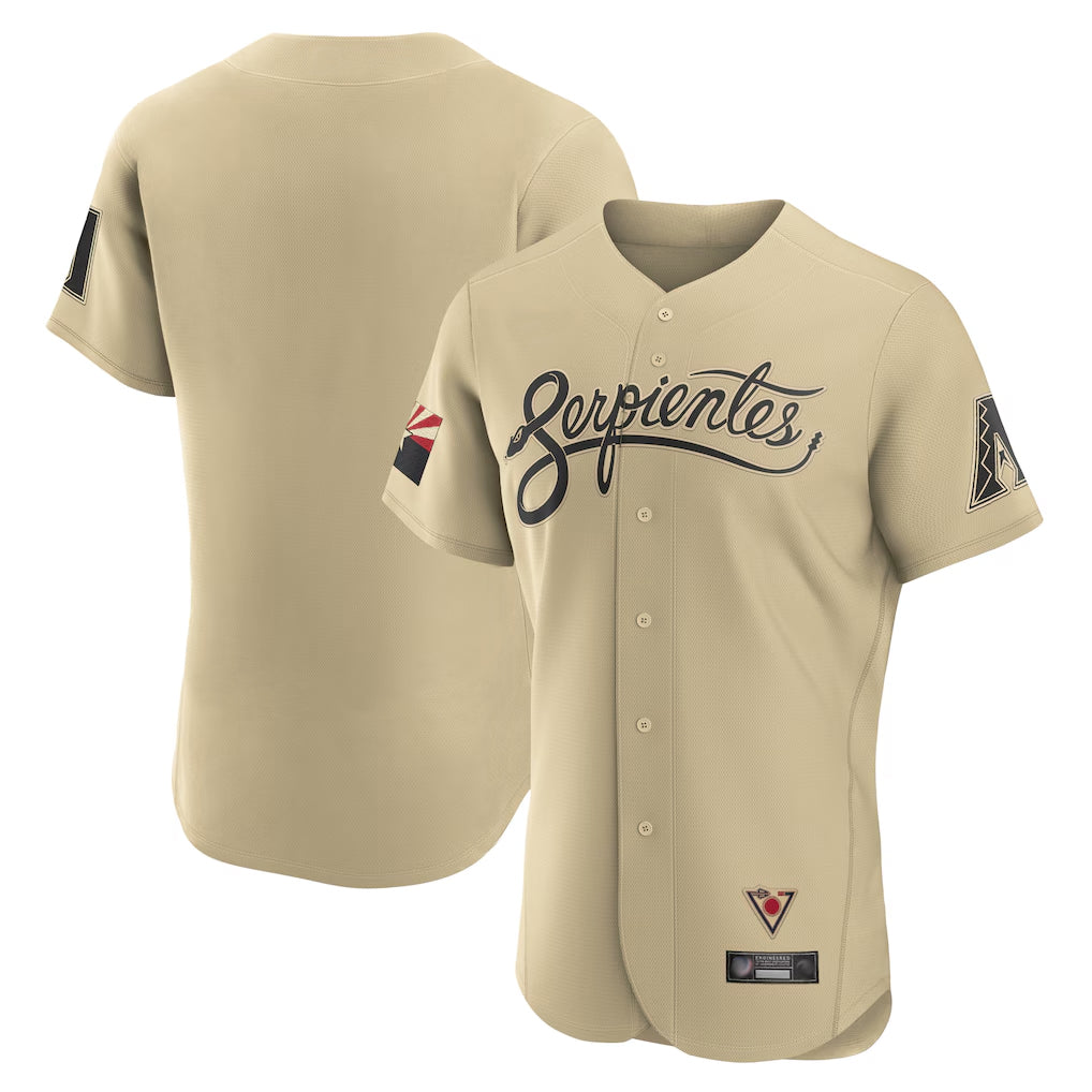 Arizona Diamondbacks Tan Fotopoulosg City Connect Limited Elite Home Game Blank Player Stitched Jerseys