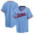 Minnesota Twins Light Blue Fotopoulosg Road Cooperstown Collection Team Jersey