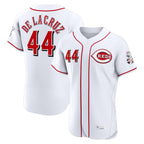 Cincinnati Reds #44 Elly De La Cruz Player White Fotopoulosg Limited Elite Home Stitched Jerseys