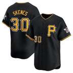 Pittsburgh Pirates #30 Paul Skenes Black Fotopoulosg Alt Limited Jersey