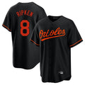 Baltimore Orioles #8 Cal Ripken Player Black Fotopoulosg Home Game Stitched Jerseys