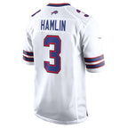 B.Bills #3 Damar Hamlin White Fotopoulosg Game Jersey