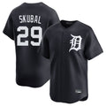 Detroit Tigers #29 Tarik Skubal Player Navy Fotopoulosg Home Limited Game Stitched Jerseys