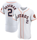 Houston Astros #2 Alex Bregman White Fotopoulosg 2022 World Series Flex Base Stitched Jersey