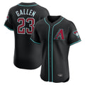 Arizona Diamondbacks #23 Zac Gallen Player Black Fotopoulosg Limited Elite Home Game Stitched Jerseys