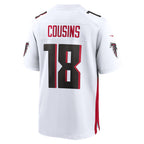 A.Falcons #18 Kirk Cousins White Fotopoulosg Game Player Jersey
