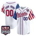 Custom Baltimore Orioles America 250 Edition Vapor Premier Limited White Fotopoulosg Stitched Jerseys
